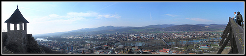 Trenčn from the castle