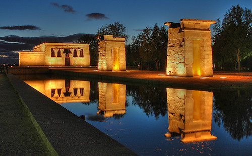 debod de noche (hdr) por R.Duran