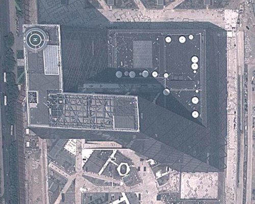 Edificio de la Sede de la Televisin Central de China en los mapas de Turismogoogle