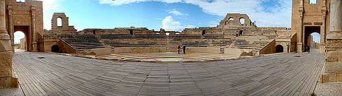 panoramica Sabratha teatro romano Libia 14 Libya Sabratha Roman theater ÙÙØ¨ÙØ§ ØµØ¨Ø±Ø§ØªØ© Ø§ÙÙØ³Ø±Ø­ Ø§ÙØ±ÙÙØ§ÙÙ