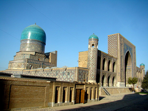 Samarkanda Madraza Tilla-Kari Plaza Registan Uzbekistan 08
