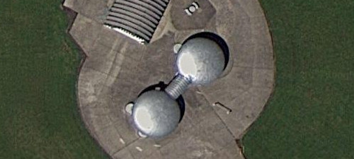 Las casas gemelas Futuro en Ohio en los mapas de Turismo Google