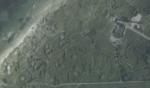 Museo y bnkeres nazis de la 10 Batera en Hirtshals en los mapas de Turismo Google